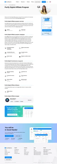 Learn about the Purify Digital Affiliate Program's key details, campaign restrictions, rules, commissions, and more before you join.
