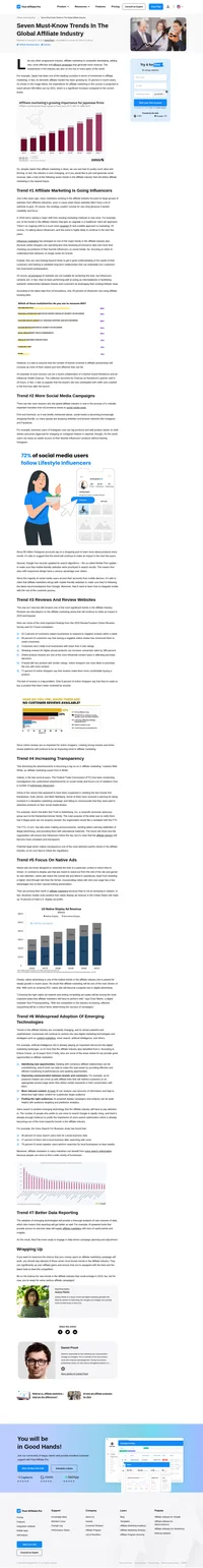 While some say affiliate marketing is dead, we can see it is still thriving. 2018 is seeing an incredible shift from old to new marketing methods.