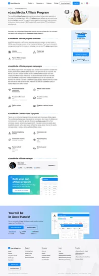 Learn about the eLeadMedia Affiliate Program's key details, campaign restrictions, rules, commissions, and more before you join.