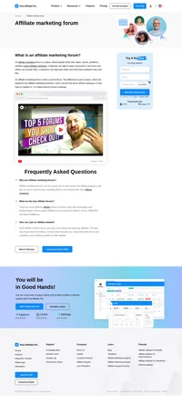 An affiliate marketing forum is a place, where people share ideas, issues, problems, solutions about affiliate marketing.