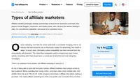 If you're thinking about the best affiliate marketing solution for your business, read on here to find out the most common types of affiliate marketers.