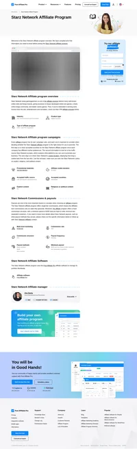 Learn about the Starz Network Affiliate Program's key details, campaign restrictions, rules, commissions, and more before you join.