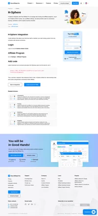 Would you like to improve your affiliate software even more? Check out the H-Sphere integration for Post Affiliate Pro.