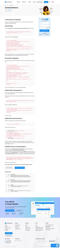 Would you like to improve your affiliate software even more? Check out the CoreCommerce for Post Affiliate Pro.