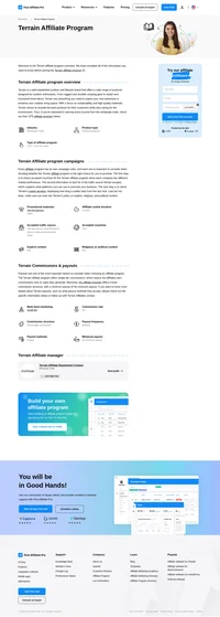 Learn about the Terrain Affiliate Program's key details, campaign restrictions, rules, commissions, and more before you join.