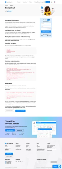 Would you like to improve your affiliate software even more? Check out the RomanCart integration for Post Affiliate Pro.