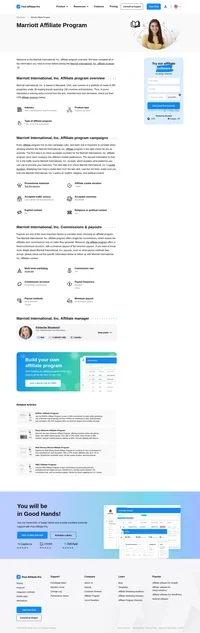 Learn about the Marriott Affiliate Program's key details, campaign restrictions, rules, commissions, and more before you join.