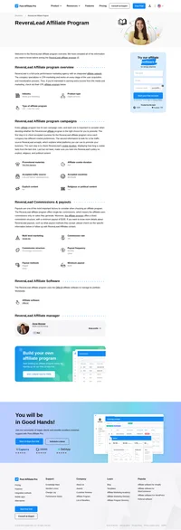 Learn about the ReveraLead Affiliate Program's key details, campaign restrictions, rules, commissions, and more before you join.
