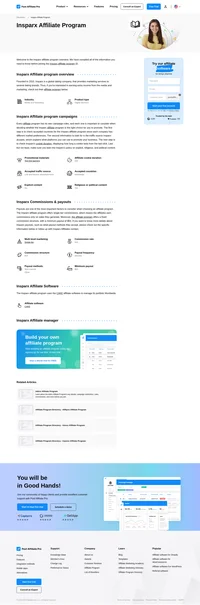 Learn about the Insparx Affiliate Program's key details, campaign restrictions, rules, commissions, and more before you join.