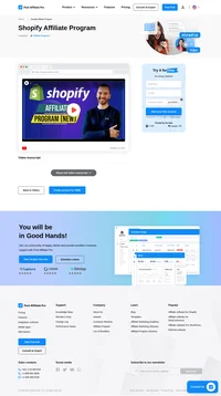 Discover Shopify's updated affiliate program on Marketing Island. Learn about the new $100 one-time commission for each referral, requirements, and benefits of joining as an affiliate. Ideal for entrepreneurs, educators, and influencers, this program offers easy tracking and payments through Impact. Join now and start earning!