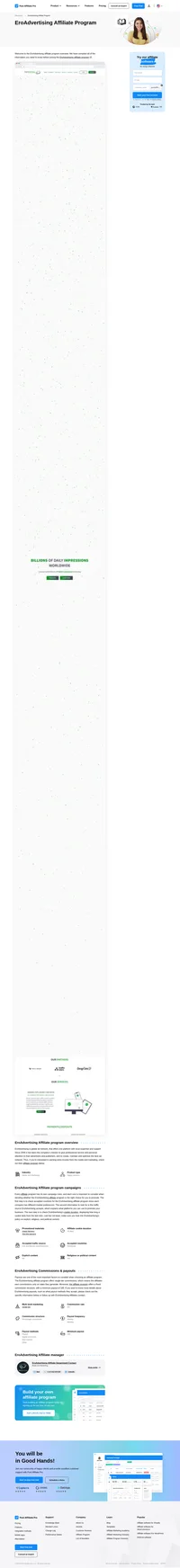 Learn about the EroAdvertising Affiliate Program's key details, campaign restrictions, rules, commissions, and more before you join.