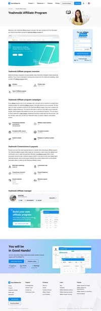 Learn about the Yeahmobi Affiliate Program's key details, campaign restrictions, rules, commissions, and more before you join.