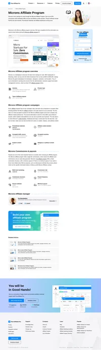 Learn about the Microns Affiliate Program's key details, campaign restrictions, rules, commissions, and more before you join.