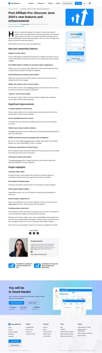 Dive into June's latest updates, improvements, and essential fixes in Post Affiliate Pro. Enhance your affiliate marketing strategy with these valuable changes!