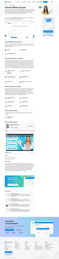 Learn about the Filemail Affiliate Program's key details, campaign restrictions, rules, commissions, and more before you join.
