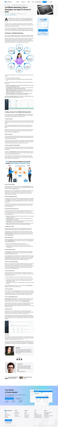 Affiliate marketing is one of the best ways to leverage your website's popularity. Annual affiliate marketing spending is projected to hit $6.8 billion.