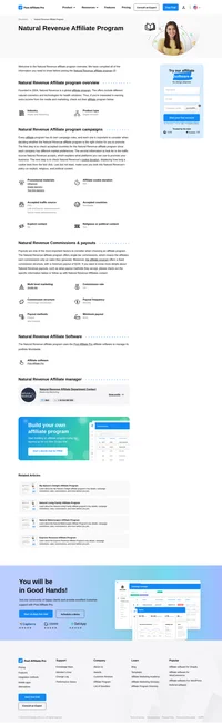 Learn about the Natural Revenue Affiliate Program's key details, campaign restrictions, rules, commissions, and more before you join.