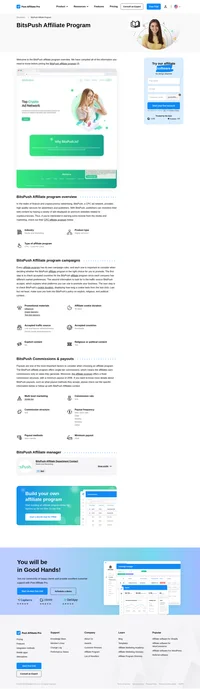 Learn about the BitsPush Affiliate Program's key details, campaign restrictions, rules, commissions, and more before you join.