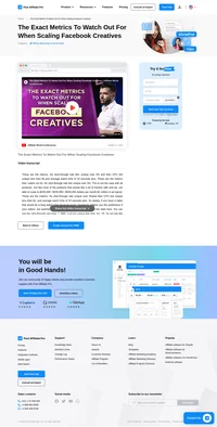 Discover key metrics for scaling Facebook creatives with Post Affiliate Pro! Learn about optimizing click-through rates, reducing CPC, and enhancing watch time to boost your campaigns. Unlock the secrets to successful affiliate marketing and maximize your reach today.