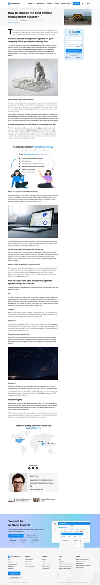 Choosing an affiliate system is not easy decision with so many options on the market. Take a look at our guide to choose the best one for your business.