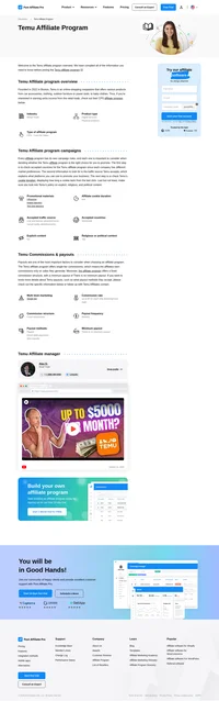 Learn about the Temu Affiliate Program's key details, campaign restrictions, rules, commissions, and more before you join.