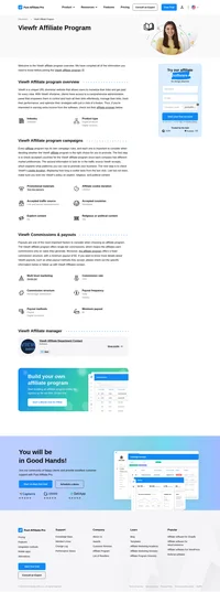 Learn about the Viewfr Affiliate Program's key details, campaign restrictions, rules, commissions, and more before you join.