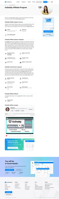 Learn about the GoDaddy Affiliate Program's key details, campaign restrictions, rules, commissions, and more before you join.