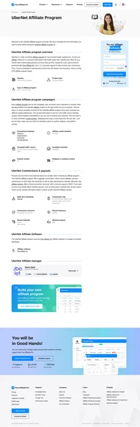 Learn about the UberNet Affiliate Program's key details, campaign restrictions, rules, commissions, and more before you join.