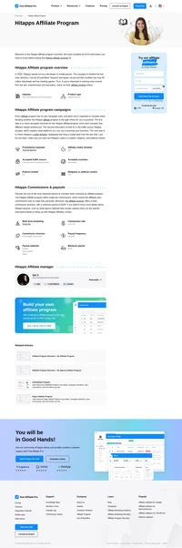 Learn about the Hitapps Affiliate Program's key details, campaign restrictions, rules, commissions, and more before you join.