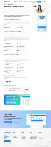 Learn about the AffiliateHi Affiliate Program's key details, campaign restrictions, rules, commissions, and more before you join.