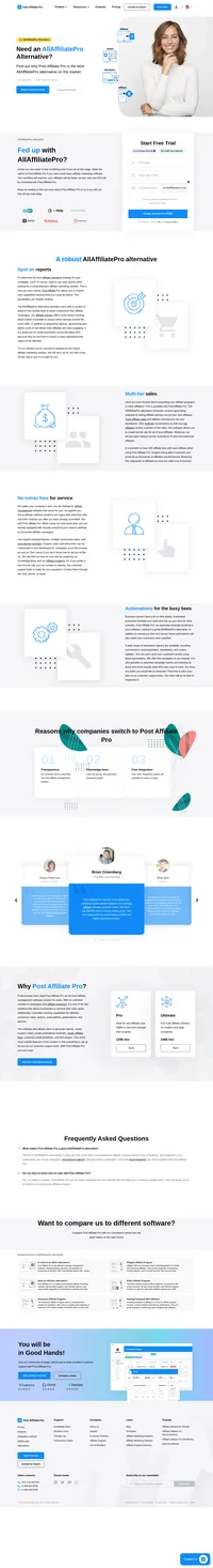 If you are looking for a powerful AllAffiliatePro alternative, consider Post Affiliate Pro. Read on here.
