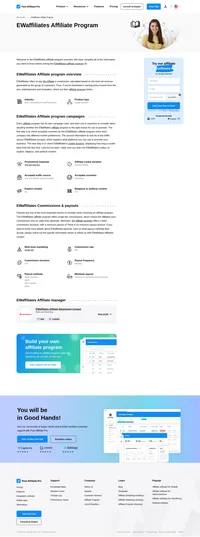 Learn about the EWaffiliates Affiliate Program's key details, campaign restrictions, rules, commissions, and more before you join.
