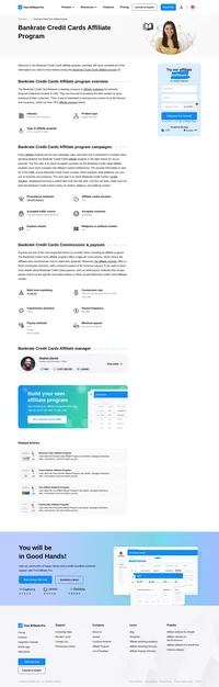 Learn about the Bankrate Credit Cards Affiliate Program's key details, campaign restrictions, rules, commissions, and more before you join.