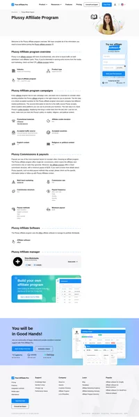 Learn about the Plussy Affiliate Program's key details, campaign restrictions, rules, commissions, and more before you join.