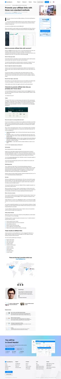 Heard about affiliate marketers who earn upwards of $10k per month? Achieve this success with various promotional methods, including non-standard ones.