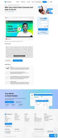 Discover why your users aren't converting and learn practical solutions with PropellerAds. This insightful video uncovers top reasons for low conversions, such as poor user experience, lack of trust, complicated forms, insufficient payment options, and ineffective call centers. Gain actionable tips to boost your conversion rates and explore more in-depth strategies on our blog. Don't miss out—watch the video, subscribe for more insights, and transform your website's performance today!