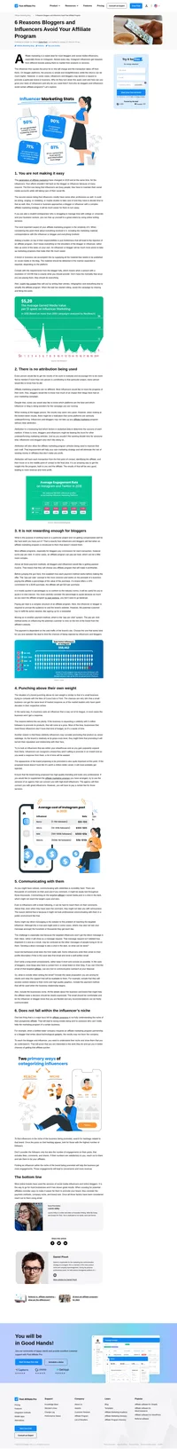 How can you grow your team of influencers? Why do bloggers and influencers avoid certain affiliate programs? Read more in the article!