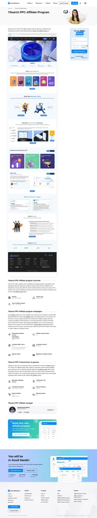 Learn about the 7Search PPC Affiliate Program's key details, campaign restrictions, rules, commissions, and more before you join.