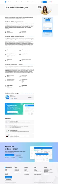 Learn about the ClickDealer Affiliate Program's key details, campaign restrictions, rules, commissions, and more before you join.