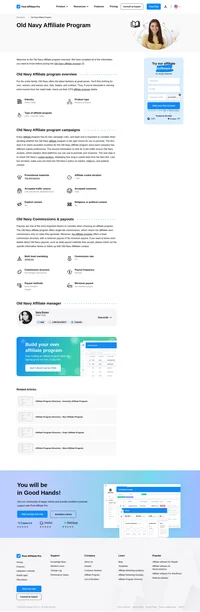 Become familiar with the Old Navy Affiliate Program's key details, campaign restrictions, rules, commissions, and more before you sign up.