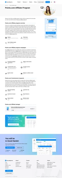 Learn about the Points.com Affiliate Program's key details, campaign restrictions, rules, commissions, and more before you join.