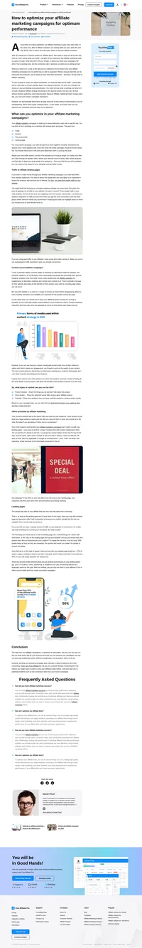 The data from your affiliate campaigns is a goldmine of information. Learn about the actionable ways to optimize your campaigns and improve immediately.