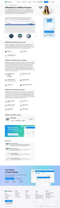 Learn about the AffiliateFuture Affiliate Program's key details, campaign restrictions, rules, commissions, and more before you join.