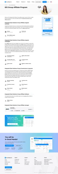 Learn about the IDS Group Affiliate Program's key details, campaign restrictions, rules, commissions, and more.