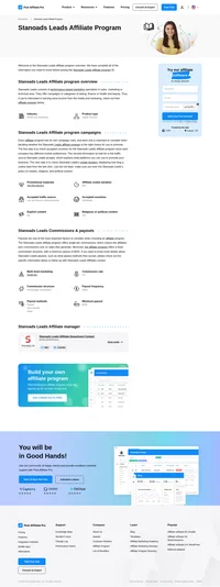 Learn about the Stanoads Leads Affiliate Program's key details, campaign restrictions, rules, commissions, and more before you join.