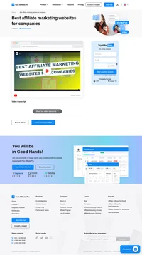 Explore the top affiliate marketing websites for companies on Post Affiliate Pro. Discover platforms like Refersion, Tappfiliate, and Everflow that offer innovative solutions for managing affiliate programs, boosting sales, and maximizing efficiency. Perfect for businesses seeking to enhance brand awareness and streamline e-commerce growth.