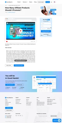 Discover the best strategy for affiliate marketing success with Post Affiliate Pro's video guide. Learn why starting with one well-understood product is crucial for building trust and credibility. Gain insights into effective audience communication and gradual product expansion to enhance your marketing efforts. Watch now to unlock your potential in the affiliate industry!