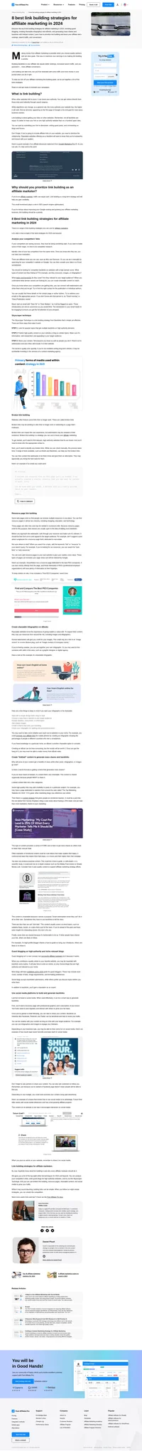 Discover with Post Affiliate pro eight of the best link-building strategies for your affiliate marketing in 2024.