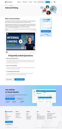 Internal linking is a process when one link placed on a web page, links a visitor to another web page. Learn how internal links improve your website's SEO.