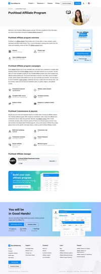 Learn about the Pushlead Affiliate Program's key details, campaign restrictions, rules, commissions, and more before you join.